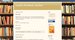 Desktop Screenshot of lauriefrankel.blogspot.com