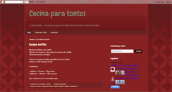 Desktop Screenshot of cocinapatontos.blogspot.com