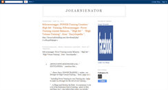Desktop Screenshot of joearnienator.blogspot.com