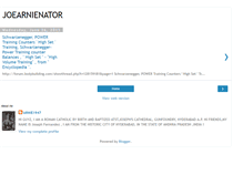 Tablet Screenshot of joearnienator.blogspot.com