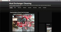 Desktop Screenshot of heat-exchanger-cleaning.blogspot.com