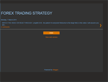 Tablet Screenshot of forexstrategytips.blogspot.com