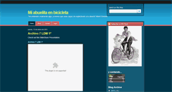 Desktop Screenshot of miabuelitaenbicicleta.blogspot.com