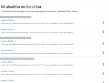 Tablet Screenshot of miabuelitaenbicicleta.blogspot.com