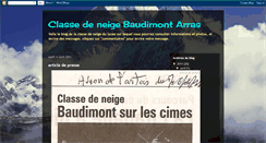 Desktop Screenshot of classe-neige-baudimont.blogspot.com