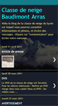Mobile Screenshot of classe-neige-baudimont.blogspot.com