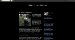 Desktop Screenshot of ferretphilosophy.blogspot.com