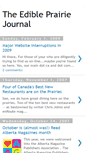 Mobile Screenshot of edibleprairiejournal.blogspot.com