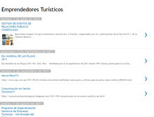 Tablet Screenshot of emprendedoresturisticos.blogspot.com