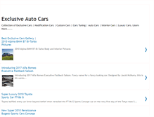 Tablet Screenshot of exclusive-autocars.blogspot.com