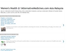 Tablet Screenshot of 1alternativemedicines-anti-aging.blogspot.com