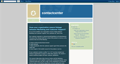 Desktop Screenshot of contactcenterpro.blogspot.com