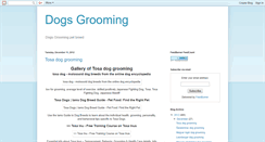 Desktop Screenshot of dogsgroomings.blogspot.com