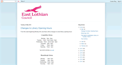 Desktop Screenshot of eastlothianlibraries.blogspot.com