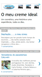 Mobile Screenshot of omeucremeideal.blogspot.com