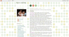 Desktop Screenshot of karenanddan.blogspot.com