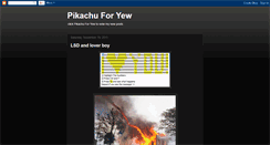 Desktop Screenshot of pikachuforyew.blogspot.com