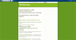 Desktop Screenshot of ms-made-easy.blogspot.com