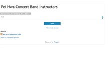 Tablet Screenshot of phssband-instructors.blogspot.com
