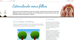 Desktop Screenshot of estimulandomeusfilhos.blogspot.com