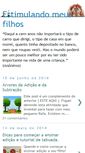 Mobile Screenshot of estimulandomeusfilhos.blogspot.com