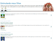 Tablet Screenshot of estimulandomeusfilhos.blogspot.com