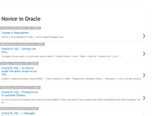Tablet Screenshot of novice-oracle.blogspot.com