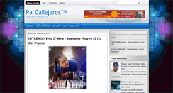 Desktop Screenshot of pacallejeros.blogspot.com