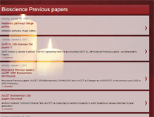 Tablet Screenshot of lifescience-exampapers.blogspot.com