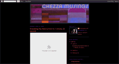 Desktop Screenshot of chezzamusings.blogspot.com