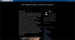 Desktop Screenshot of lapsoderazon.blogspot.com