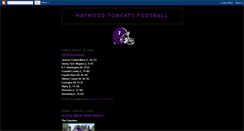 Desktop Screenshot of haywoodtomcatsfootball.blogspot.com