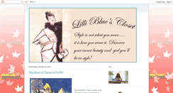 Desktop Screenshot of lillibluescloset.blogspot.com