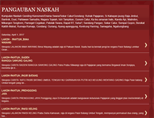 Tablet Screenshot of pangauban-naskah.blogspot.com