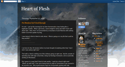 Desktop Screenshot of heartofflesh-mpaulsen.blogspot.com