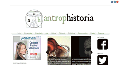 Desktop Screenshot of antrophistoria.blogspot.com