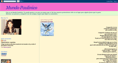 Desktop Screenshot of mundo-paulinico.blogspot.com