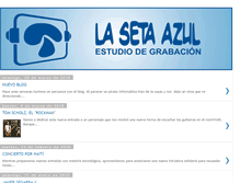 Tablet Screenshot of lasetaazul.blogspot.com