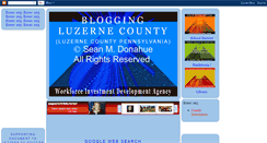 Desktop Screenshot of bloggingluzernecounty.blogspot.com