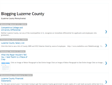 Tablet Screenshot of bloggingluzernecounty.blogspot.com