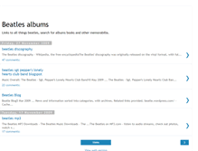 Tablet Screenshot of beatles-albums.blogspot.com