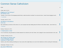 Tablet Screenshot of commonsensecatholicism.blogspot.com