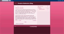 Desktop Screenshot of kreativekatherinesblog.blogspot.com