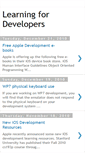 Mobile Screenshot of developerlearning.blogspot.com