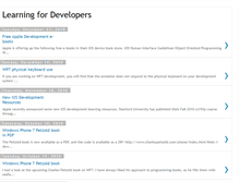 Tablet Screenshot of developerlearning.blogspot.com