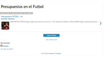 Tablet Screenshot of presupuestosfut.blogspot.com