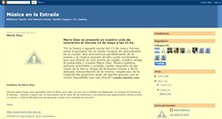 Desktop Screenshot of musicaenlaestrada.blogspot.com