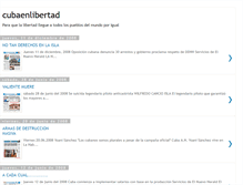 Tablet Screenshot of cubaenlibertad.blogspot.com