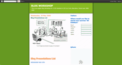 Desktop Screenshot of blogsworkshop.blogspot.com