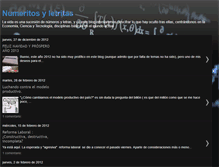 Tablet Screenshot of numeritosyletritas.blogspot.com